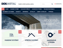 Tablet Screenshot of dekmetal.cz